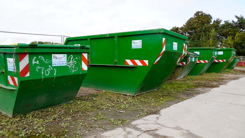 Baumischabfall Muldencontainer 3,5m³